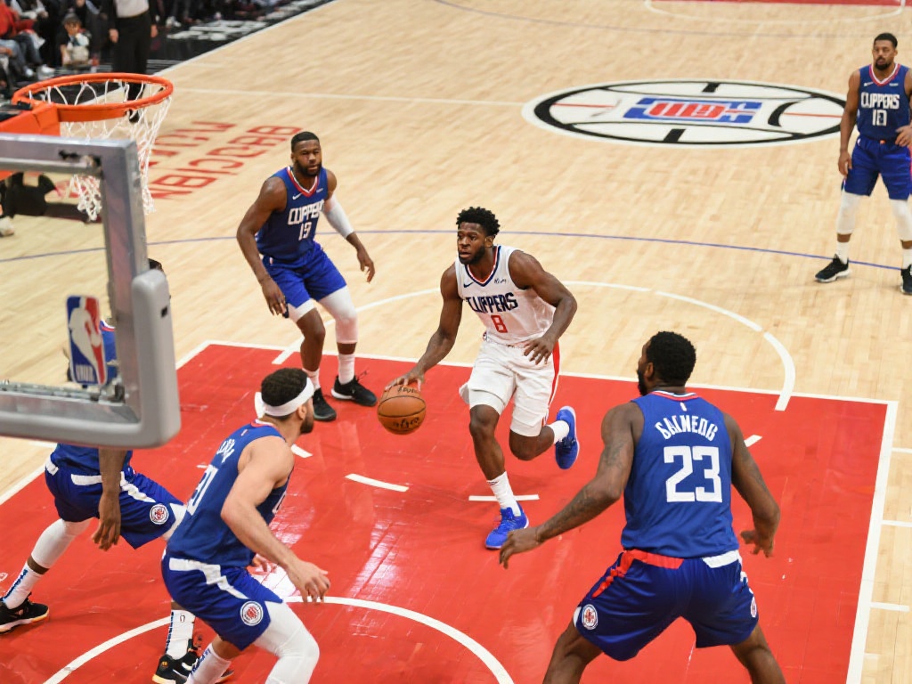 布鲁斯-布朗突破上篮助掘金压制快船开局陷危机