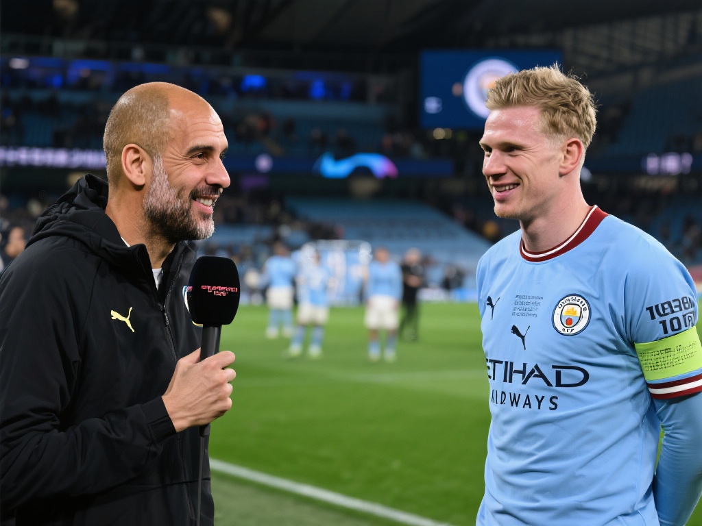 瓜迪奥拉：十年岁月，无数瞬间，德布劳内的光芒永存我心